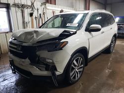 Salvage cars for sale from Copart Elgin, IL: 2016 Honda Pilot Touring