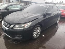 Salvage cars for sale at auction: 2015 Honda Accord EXL