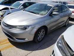 Salvage cars for sale at Las Vegas, NV auction: 2016 Chrysler 200 Limited