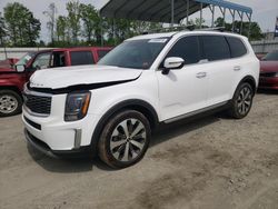 Salvage cars for sale at Spartanburg, SC auction: 2021 KIA Telluride S