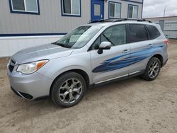Salvage cars for sale at Bismarck, ND auction: 2015 Subaru Forester 2.5I Touring