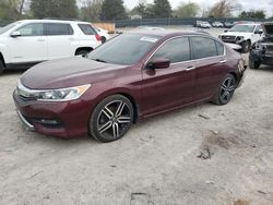 Honda salvage cars for sale: 2016 Honda Accord Sport