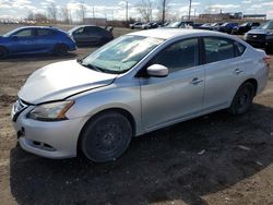 Salvage cars for sale from Copart Montreal Est, QC: 2014 Nissan Sentra S