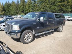 Salvage cars for sale from Copart Graham, WA: 2006 Ford F350 SRW Super Duty