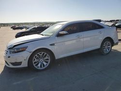 Salvage cars for sale at Grand Prairie, TX auction: 2014 Ford Taurus Limited