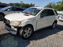 Salvage cars for sale at Riverview, FL auction: 2011 Mercedes-Benz ML 350 4matic