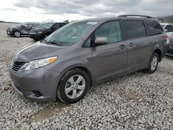 Salvage cars for sale from Copart Wayland, MI: 2013 Toyota Sienna LE