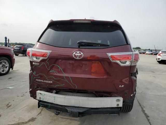 2014 Toyota Highlander LE