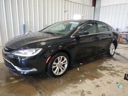 Salvage cars for sale at Franklin, WI auction: 2016 Chrysler 200 Limited
