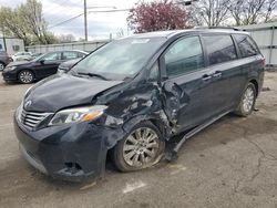 Salvage cars for sale at Moraine, OH auction: 2016 Toyota Sienna XLE