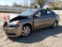 Salvage cars for sale at Chatham, VA auction: 2015 Nissan Sentra S