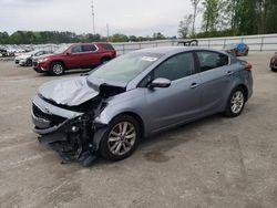 Salvage cars for sale from Copart Dunn, NC: 2017 KIA Forte LX