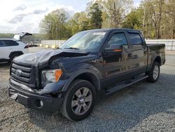 Salvage cars for sale from Copart Concord, NC: 2010 Ford F150 Supercrew