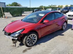 Vehiculos salvage en venta de Copart Orlando, FL: 2022 Tesla Model 3