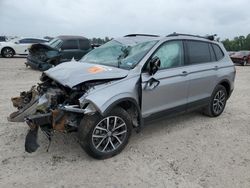 Salvage cars for sale from Copart Houston, TX: 2021 Volkswagen Tiguan S