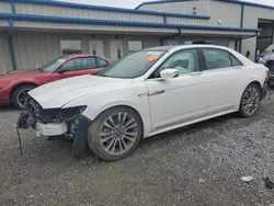 Salvage cars for sale from Copart Earlington, KY: 2018 Lincoln Continental Select