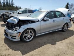 Salvage cars for sale at Bowmanville, ON auction: 2013 Mercedes-Benz C 300 4matic