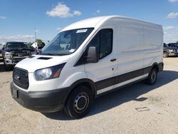 Salvage trucks for sale at San Antonio, TX auction: 2019 Ford Transit T-250