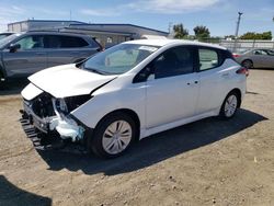 Salvage cars for sale from Copart San Diego, CA: 2022 Nissan Leaf S