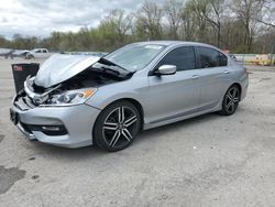 Salvage cars for sale at Ellwood City, PA auction: 2017 Honda Accord Sport