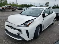 Salvage cars for sale at Bridgeton, MO auction: 2019 Toyota Prius