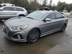 Salvage cars for sale from Copart East Granby, CT: 2018 Hyundai Sonata Sport