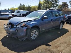 Salvage cars for sale at Denver, CO auction: 2013 Subaru Outback 2.5I