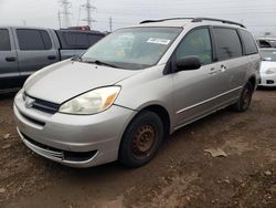 Salvage cars for sale at Elgin, IL auction: 2005 Toyota Sienna CE