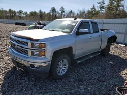 Salvage cars for sale from Copart Windham, ME: 2015 Chevrolet Silverado K1500 LT