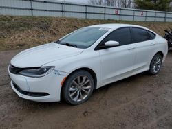 Salvage cars for sale from Copart Davison, MI: 2015 Chrysler 200 S