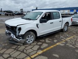 Salvage cars for sale from Copart Woodhaven, MI: 2021 Ford F150 Supercrew