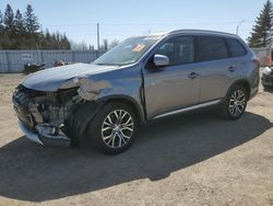 Salvage cars for sale from Copart Ontario Auction, ON: 2017 Mitsubishi Outlander ES