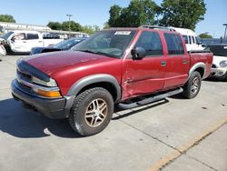 Chevrolet salvage cars for sale: 2004 Chevrolet S Truck S10