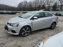 Salvage cars for sale at North Billerica, MA auction: 2017 Chevrolet Sonic Premier