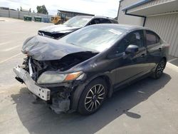 Salvage cars for sale from Copart Antelope, CA: 2012 Honda Civic LX