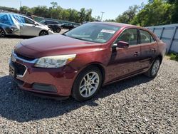 Chevrolet Malibu 1LT salvage cars for sale: 2015 Chevrolet Malibu 1LT