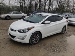 Salvage cars for sale at Cicero, IN auction: 2014 Hyundai Elantra SE