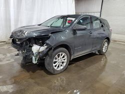 Salvage cars for sale from Copart Central Square, NY: 2018 Chevrolet Equinox LS