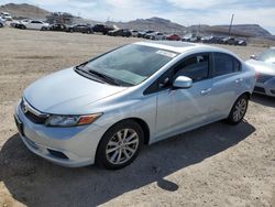 Salvage cars for sale at North Las Vegas, NV auction: 2012 Honda Civic EX