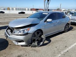 Honda Accord Sport salvage cars for sale: 2016 Honda Accord Sport