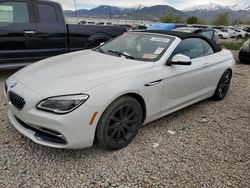 Salvage cars for sale from Copart Magna, UT: 2016 BMW 640 I