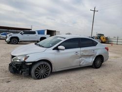 Salvage cars for sale from Copart Andrews, TX: 2016 Nissan Sentra S