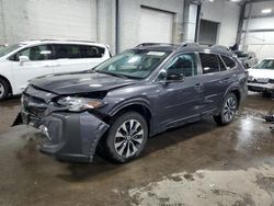 Salvage cars for sale at Ham Lake, MN auction: 2023 Subaru Outback Limited