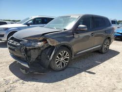 Salvage cars for sale from Copart San Antonio, TX: 2017 Mitsubishi Outlander SE