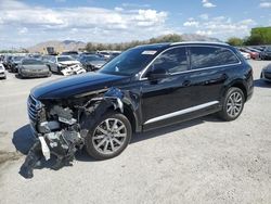 Salvage cars for sale at Las Vegas, NV auction: 2018 Audi Q7 Premium Plus