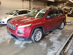 Salvage cars for sale from Copart Wheeling, IL: 2015 Jeep Cherokee Sport