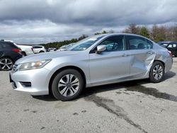 Honda salvage cars for sale: 2013 Honda Accord LX