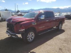 Salvage cars for sale at Colorado Springs, CO auction: 2017 Nissan Titan XD SL