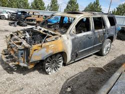 Salvage cars for sale from Copart Bismarck, ND: 2015 Cadillac Escalade Platinum