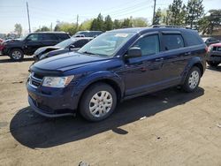 Salvage cars for sale at Denver, CO auction: 2017 Dodge Journey SE